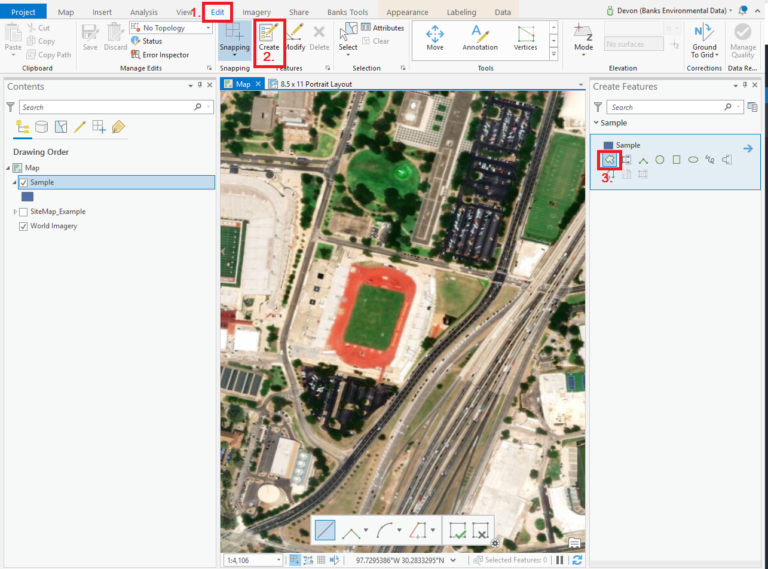 Draw and Edit Feature Class in ArcGIS Pro | Environmental ...